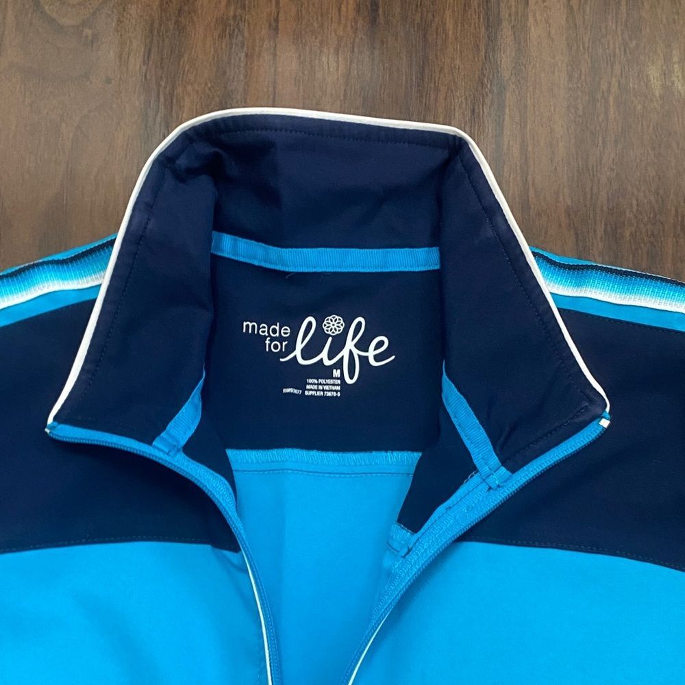 Made for Life Blue and Navy Women's Jacket - Picture 3 of 7
